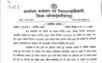 जिले में कल मंगलवार को भी खुली रहेंगी दुकाने और बाजार