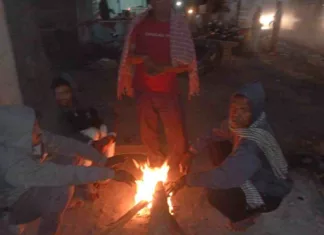 निगम क्षेत्र में 03 दर्जन स्थानों पर प्रतिदिन जलाए जा रहे अलाव