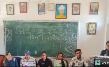 महात्मा गांधी स्नातकोत्तर महाविद्यालय के हिंदी विभाग में माखनलाल चतुर्वेदी जयंती संपन्न