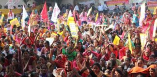 जंतर मंतर पर महाधरना: श्रम अधिकार, उचित मजदूरी, हक और सम्मान के लिए एकजुट हुए देश भर के हजारों स्कीम वर्कर्स