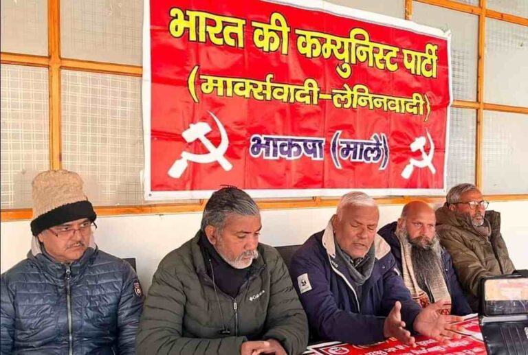 जोशीमठ के आपदा ग्रस्त क्षेत्रों का दौरा कर संघर्षशील जनता के साथ एकजुटता जाहिर किया भाकपा-माले ने