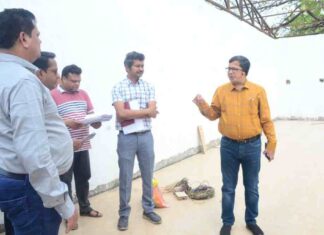कलेक्टर ने कोटमेर और जमनीपाली में बन रहे रीपा का निरीक्षण कर दिए निर्देश