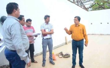 कलेक्टर ने कोटमेर और जमनीपाली में बन रहे रीपा का निरीक्षण कर दिए निर्देश