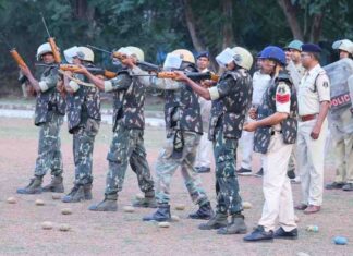 आकस्मिक परिस्थितियों से निपटने पुलिस व प्रशासन की संयुक्त टीम ने किया मॉकड्रिल
