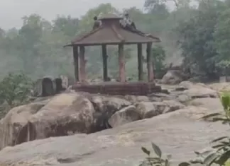 कोरबा: देवपहरी पिकनिक स्पॉट में फंसे युवक-युवतियां, रेस्क्यू जारी, वीडियो वायरल