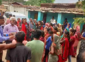 बसाहट मुआवजा रोजगार का पहले निराकरण करें: जबरिया नापी को लेकर भड़के ग्रामीण