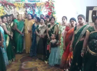 युवा जागृति संगठन की महिला सदस्यों के द्वारा मनाया गया सावन उत्सव