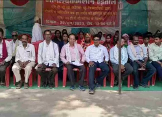 नौकरी और मुआवजा की मांग पूरी होने तक जारी रहेगा NTPC भूविस्थापितों का धरना आंदोलन: राजन पटेल