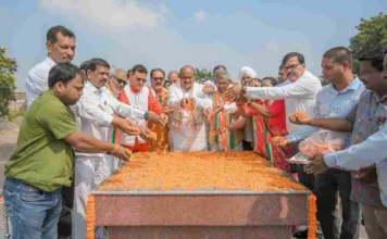 कोरबा: प्रियदर्शनी इंदिरा स्टेडियम के शक्ति स्थल में मनाया गया इंदिरा जी की पुण्य तिथि कार्यक्रम