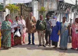 पीपीआई के उम्मीदवार योगेश साहू का जारी है सघन जनसंपर्क