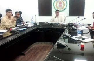 धान उपार्जन हेतु नोडल अधिकारियों को दिया गया प्रशिक्षणप्रशिक्षण में उपार्जन केन्द्रों में धान खरीदी के संबंध में नोडल अधिकारी के रूप में नियुक्त पटवारियों को दी गई विस्तृत जानकारी