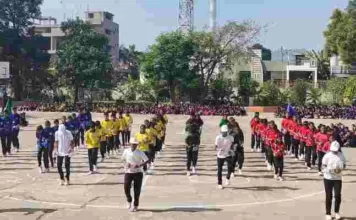एमजीएम विद्यालय बालको में 43वां वार्षिक खेल महोत्सव अत्यंत गरिमामय माहौल में संपन्न