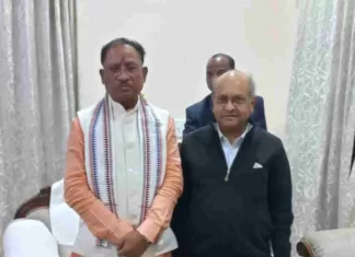 मुख्यमंत्री विष्णुदेव साय से चेंबर ऑफ कॉमर्स बालकोनगर अध्यक्ष सुमेर डालमिया ने की सौजन्य मुलाकात