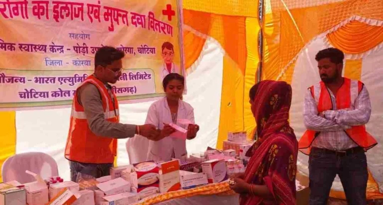 BALCO’s Mega Health Camp brings quality healthcare to rural communities in Chotia
