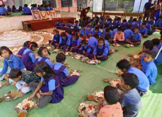 माध्यमिक विद्यालय बेला में वार्षिक उत्सव एवं न्योता भोज का सफल आयोजन