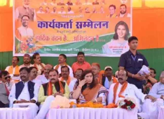 समाज के सर्वांगीण विकास के लिए सरोज पांडे को जिताएं और फिर से मोदी की सरकार बनाएं: अरुण साव