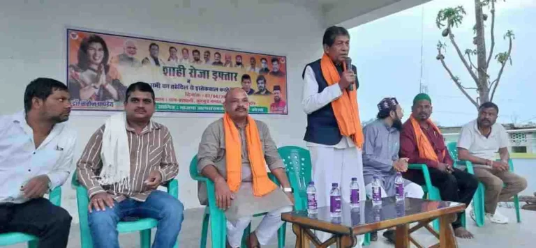 शाही रोजा इफ्तार समारोह: भाजपा अल्पसंख्यक मोर्चा द्वारा आयोजित भव्य समारोह में मुस्लिम समाज एकत्रित