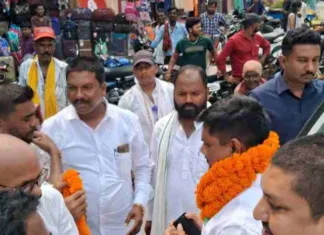 कोरबा में राष्ट्रीय सफाई कर्मचारी आयोग के अध्यक्ष का भव्य स्वागत