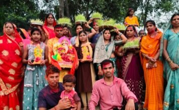 बाजे गाजे के साध संपन्न हुआ गणेश विसर्जन का कार्यक्रम: नम आंखों से भक्तों ने की विदाई!