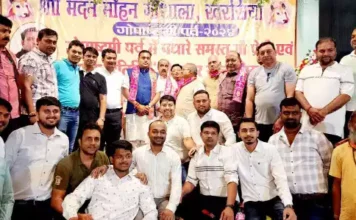 छत्तीसगढ़ शासन द्वारा सम्मानित गौशाला में मुख्यातिथ्य के तौर पर शामिल हुए अमर सुल्तानिया