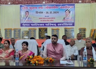 विधायक उमेश पटेल ने 615.92 लाख रुपये के विकास कार्यों का किया भूमिपूजन और लोकार्पण
