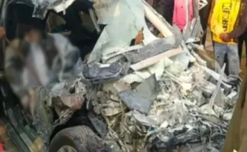 भीषण सड़क हादसा: पांच युवकों की दर्दनाक मौत, घने कोहरे ने बढ़ाई दुर्घटना की भयावहता