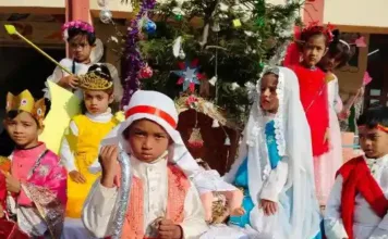 एमजीएम विद्यालय बालको में क्रिसमस की धूम: नन्हे-मुन्नों ने पेश की हर्षोल्लास भरी झलक