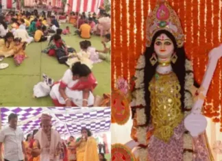 बालकोनगर में बंगाली कल्चरल एसोसिएशन द्वारा सरस्वती पूजा का भव्य आयोजन: श्रद्धालुओं में दिखी अपार श्रद्धा