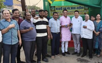 गिरधर गुप्ता और नपा अध्यक्ष ने किया मायुम के पानी प्याऊ का शुभारंभ