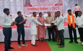 चैतमा समाधान शिविर में 7794 आवेदनों का 100% निस्तारण, 05 ग्राम पंचायतें टीबी-मुक्त घोषित