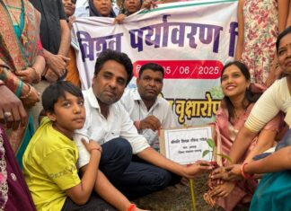 विश्व पर्यावरण दिवस पर जिला पंचायत अध्यक्ष शिखा रविंद्र गबेल ने एक पेड़ मां के नाम के अभियान में लगाए ढेर सारे वृक्ष
