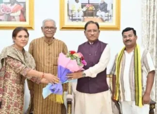 मुख्यमंत्री से अरविंद नेताम की मुलाकात: संघ कार्यक्रम में श्री नेताम की सहभागिता को बताया प्रदेश का गौरव