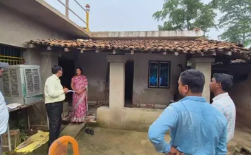 राष्ट्रीय स्तर की निगरानी टीम ने मुकडेगा एवं हीरापुर ग्राम पंचायत का किया निरीक्षण