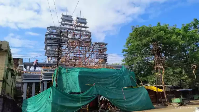 सजने लगा है मां का दरबार खरसिया में नवरात्र की तैयारियां&nbsp; जोरों पर