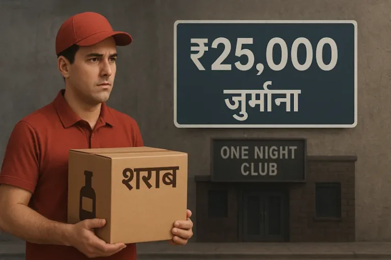 कोरबा: पार्सल में शराब बेचने पर वन नाइट क्लब पर ₹25 हजार का जुर्माना, कलेक्टर ने दिए सख्त निर्देश