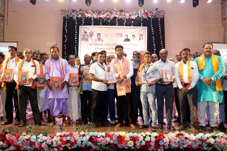 श्री रामलला दर्शन एवं मुख्यमंत्री तीर्थ दर्शन योजना से श्रद्धालुओं के सपने हो रहे पूरे: वित्त मंत्री ओ.पी.चौधरी