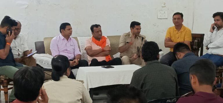 नवरात्रि एवं दशहरा मेले का संचालन ब्यवस्थित करने हेतु विशेष बैठक का आयोजन