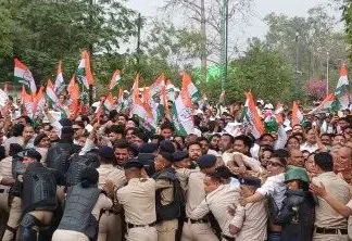 मनरेगा बचाओ अभियान: कोरबा में कांग्रेस का जोरदार प्रदर्शन, केंद्र सरकार के फैसले को बताया मजदूर विरोधी