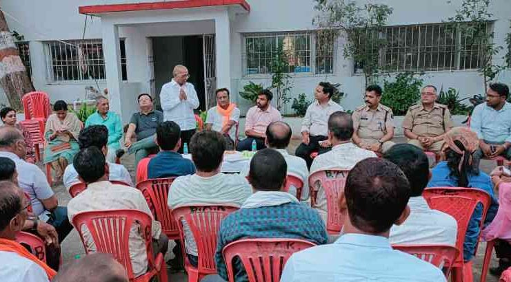 रामनवमी त्यौहार के मद्दे नजर शांति समिति की हुई बैठक