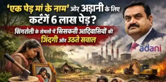 मां के नाम एक पेड़ लगाओ, अडानी के लिए 6 लाख काटो? सिंगरौली के जंगलों में आदिवासियों की सिसकियां और बुलंद होते इंसानी सवाल!