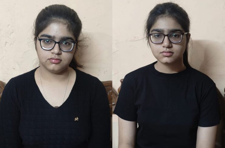 10वी परीक्षा में सिद्धि शर्मा और रिद्धि शर्मा ने प्रथम और द्वितीय स्थान प्राप्त किया