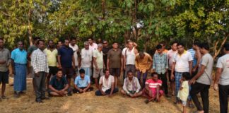 गुरु घासीदास नर्सरी में सतनामी समाज की बैठक