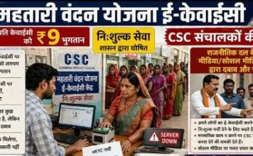 महतारी वंदन ई-केवाईसी: 9 रुपए में सेवा, लेकिन इस सेवा का सम्मान कहां?