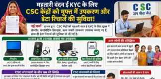 महतारी वंदन योजना: ई-केवाईसी की डेडलाइन 30 जून तक बढ़ी, पर CSC संचालकों में उपकरण वितरण को लेकर भ्रम कायम