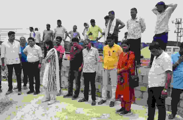 किसानों की मांग पर त्वरित कार्रवाई: जि पं अध्यक्ष प्रतिनिधि रविन्द्र गवेल ने किया नहर कार्यों का निरीक्षण