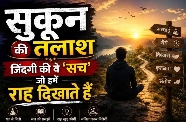 सुकून की तलाश: जिंदगी के वे सच जो हमें राह दिखाते हैं!