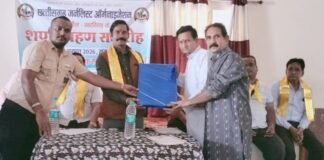 छत्तीसगढ़ जर्नलिस्ट आर्गेनाइजेशन का खरसिया में शपथग्रहण समारोह संपन्न।