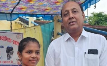 खरसिया की छाया श्री राठिया ने ट्रैक साइकलिंग में जीता कांस्य, जिले का नाम किया रोशन