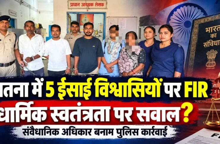 सतना में पांच ईसाई विश्वासियों पर एफआईआर: धार्मिक स्वतंत्रता और संवैधानिक अधिकारों पर गंभीर सवाल