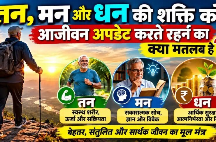 तन, मन और धन की शक्ति को आजीवन अपडेट करते रहने का अर्थ क्या है?